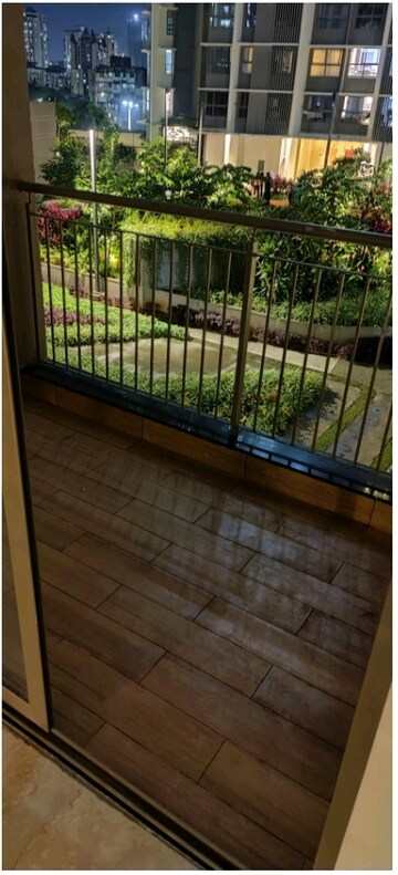 Balcony in 2 BHK Apartment at Kalpataru Paramount, Kapur Bawdi – for Rent