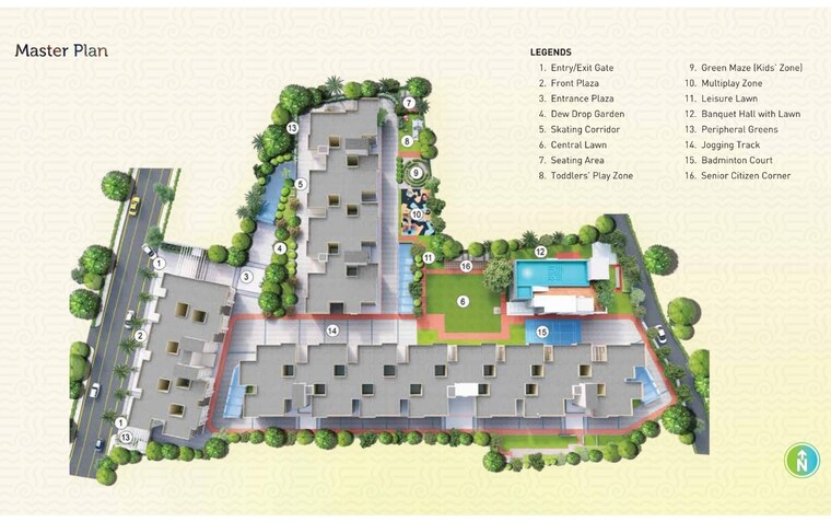 Master Plan, dagapur 2 Bedroom 1024 Sq.Ft. Apartment In Dagapur Siliguri 9409045
