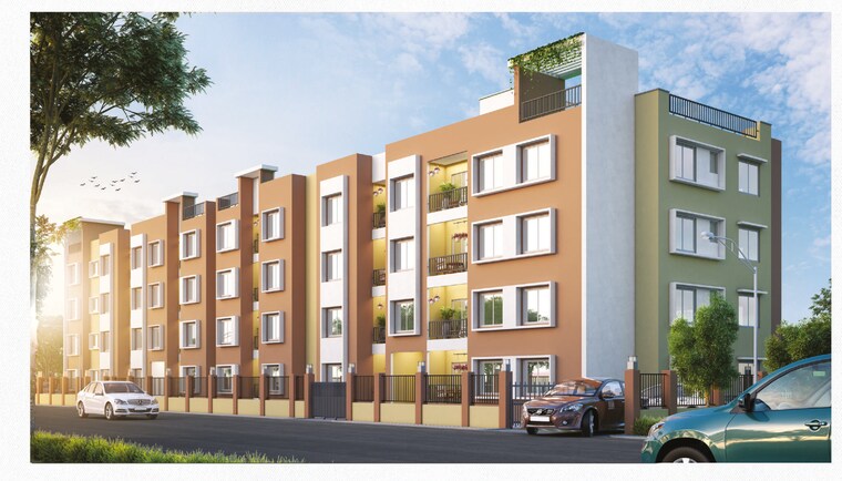 Exterior View, dagapur 2 Bedroom 979 Sq.Ft. Apartment In Dagapur Siliguri 9409099