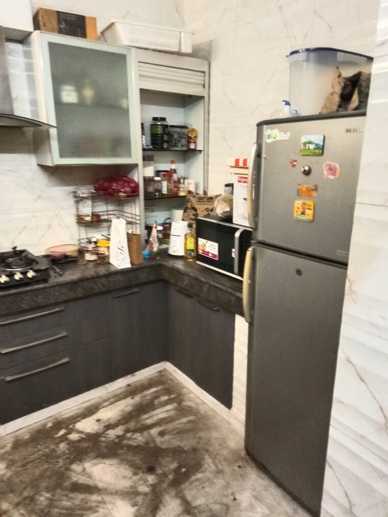 Kitchen, shivalik colony 3 Bedroom 1800 Sq.Ft. Builder Floor In Shivalik Colony Delhi 9409137