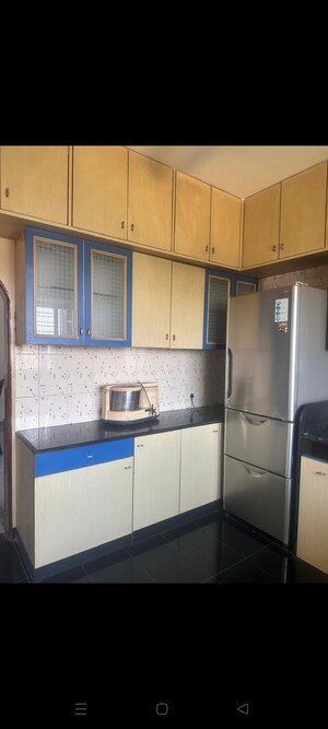 Kitchen in 3 BHK Apartment at Flower Valley Complex, Khopat – for Rent