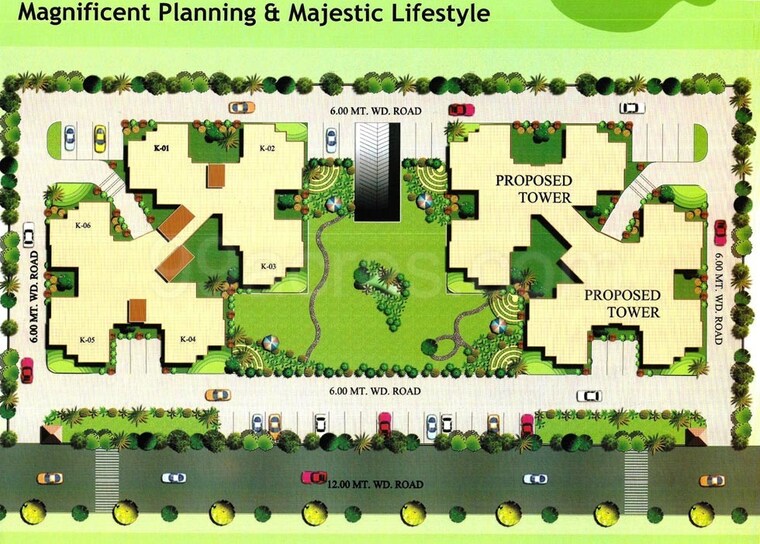 Master Plan, keltech-golf-vista 3 Bedroom 1725 Sq.Ft. Apartment In Dundahera Ghaziabad 9409247