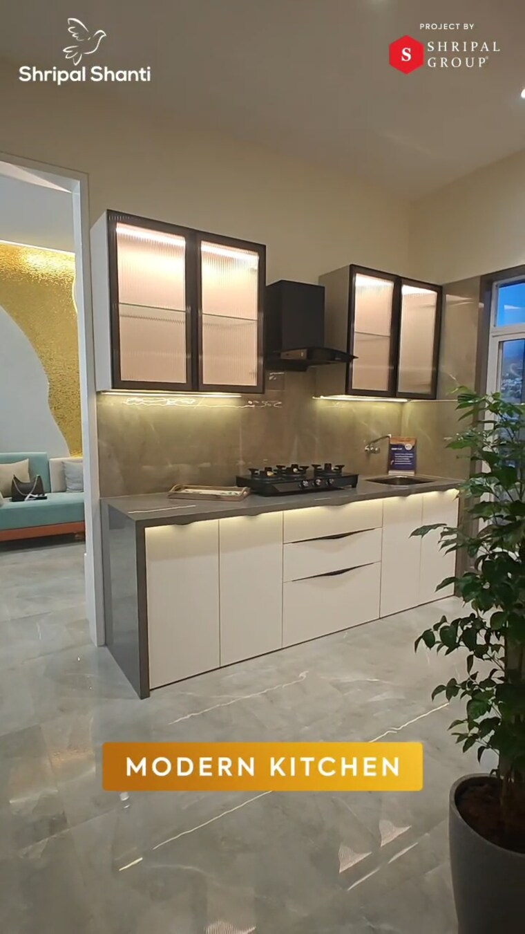 Kitchen, shripal-shanti 1 Bedroom 411 Sq.Ft. Apartment In Virar West Palghar 9409439