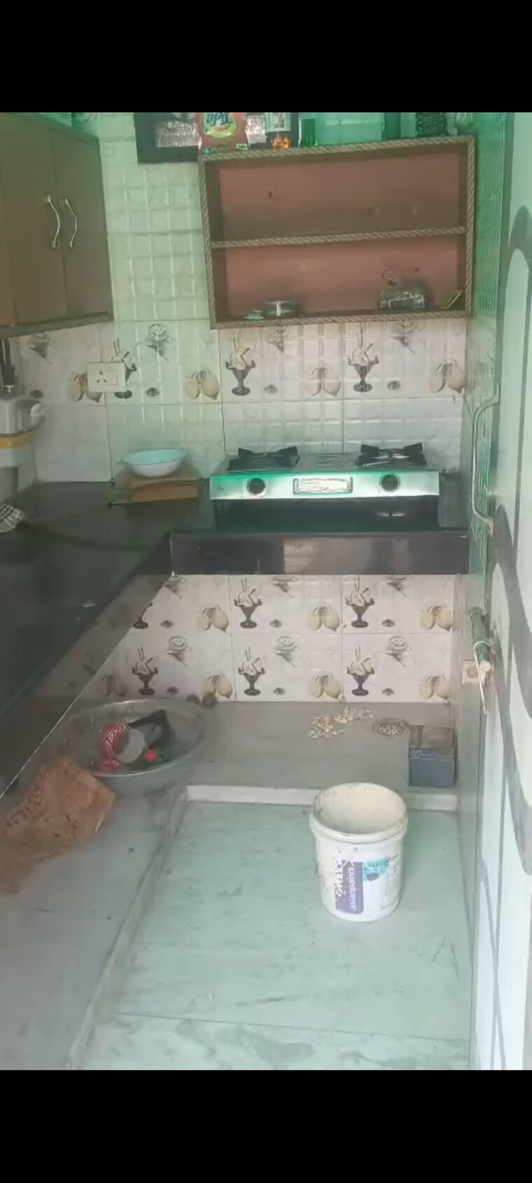 Kitchen, shalimar bagh 1 RK 600 Sq.Ft. Builder Floor In Shalimar Bagh Delhi 9409404