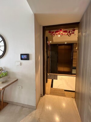 Bathroom in 3 BHK Apartment at Lodha Parkside, Worli – for Rent