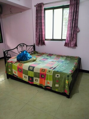 Bedroom in 1 BHK Apartment at Ashray Apartment, Panchsheel Nagar – for Rent