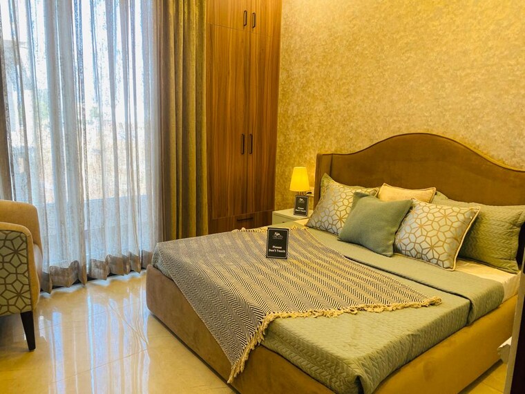 Bedroom, green-valley-heights 3 Bedroom 1746 Sq.Ft. Builder Floor In Dhakoli Zirakpur 9410141