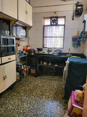 Kitchen in 1 BHK Apartment at Vrindavan CHS Thane West, Vrindavan Society – for Rent