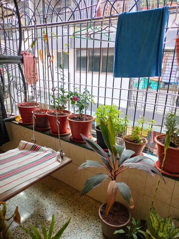 Balcony in 1 BHK Apartment at Vrindavan CHS Thane West, Vrindavan Society – for Rent