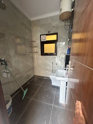 Bathroom in 2 BHK Builder Floor at Chattarpur – for Rent