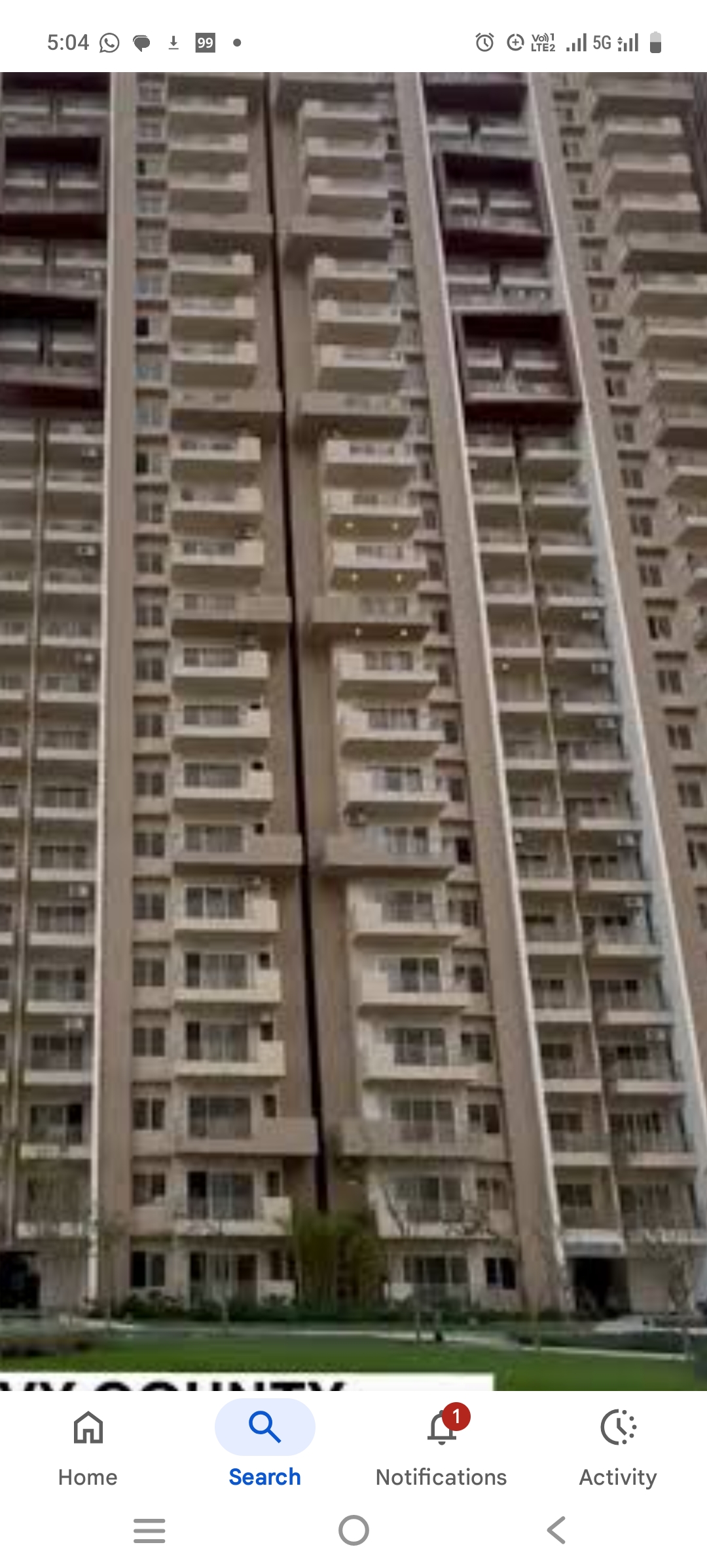 3 BHK Apartment For Rent in ABA Ivy County