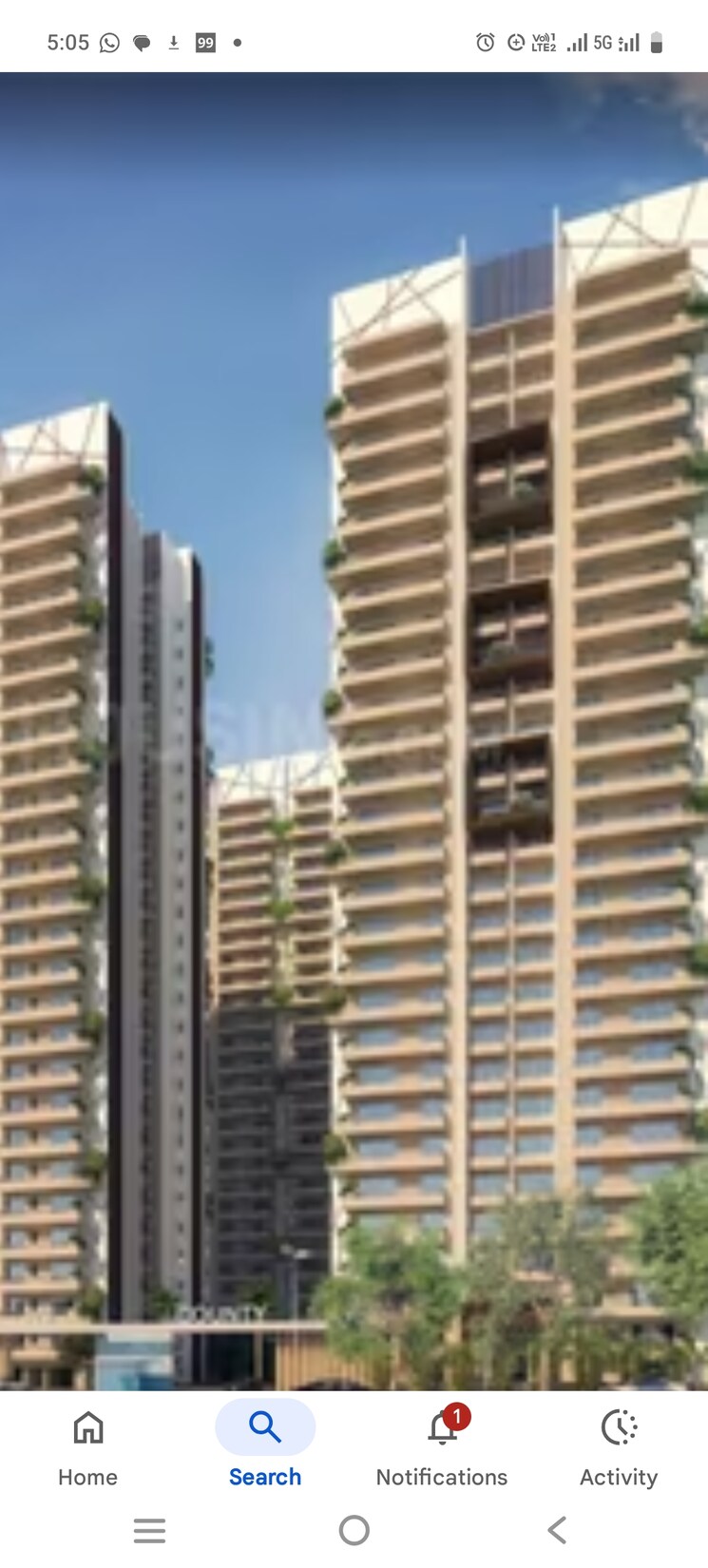 Exterior View, aba-ivy-county 3 Bedroom 1656 Sq.Ft. Apartment In Sector 75 Noida 9410139