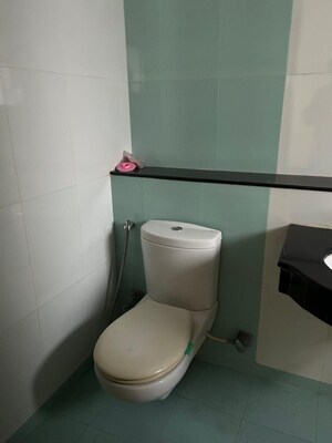 Bathroom in 2 BHK Apartment at Paranjape Blue Ridge, Hinjewadi – for Rent