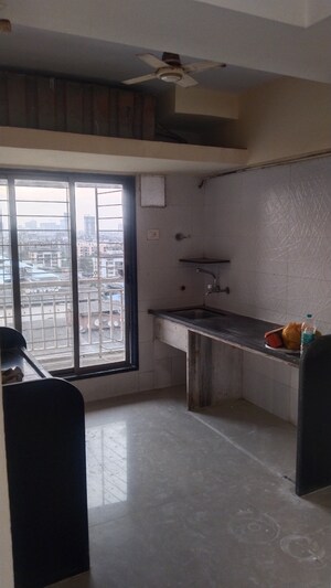 Kitchen in 1 BHK Apartment at Shanti Gardens , Mira Road – for Rent
