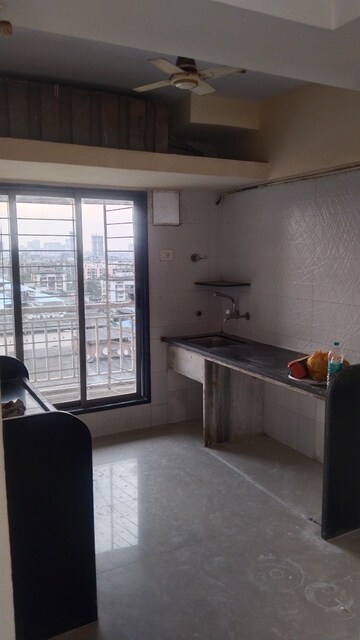 Kitchen in 1 BHK Apartment at Shanti Gardens , Mira Road – for Rent