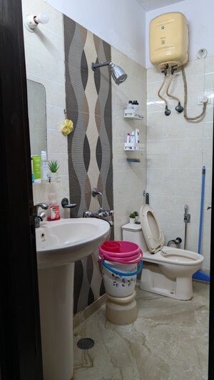 Bathroom in 2 BHK Apartment at Vasundhara Sector 3 – for Rent