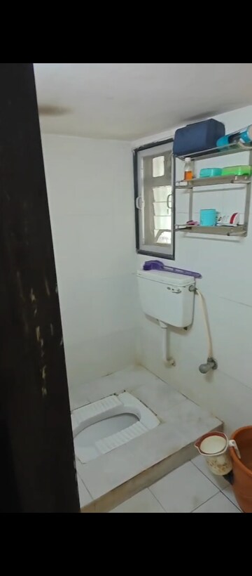 Bathroom in 1 BHK Apartment at Suryoday CHS Goregoan, Goregaon East – for Rent