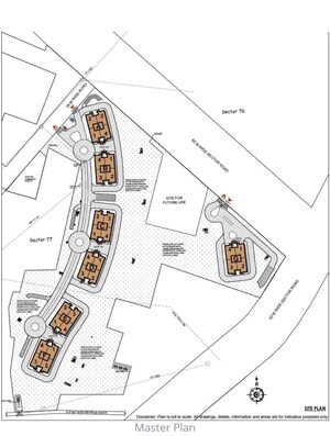 4 BHK Apartment – Map Location View at DLF Privana South, Sector 76 - for Sale