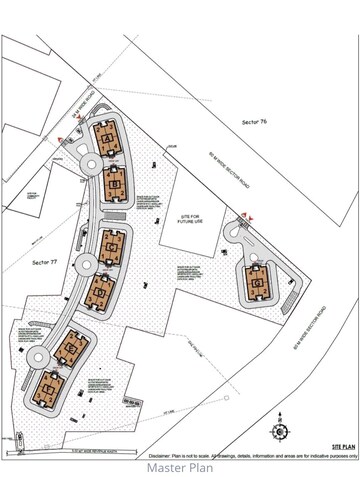 4 BHK Apartment – Map Location View at DLF Privana South, Sector 76 - for Sale