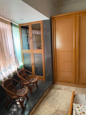 Living Room in 2 BHK Apartment at Chandak 34 Park Estate, Goregaon West – for Rent