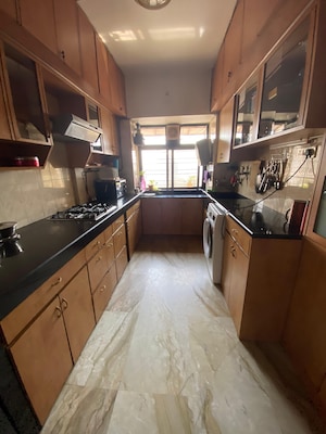 Kitchen in 2 BHK Apartment at Chandak 34 Park Estate, Goregaon West – for Rent