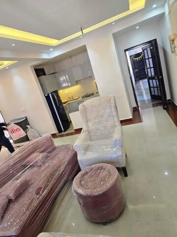 Living Room in 2 BHK Apartment at Jaipurias Sunrise Greens Zirakpur, Vip Road – for Rent