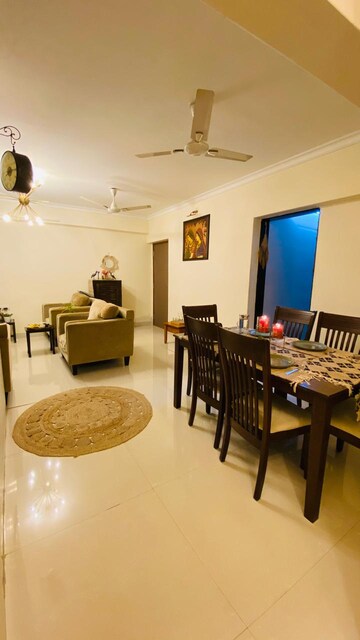 Living Room in 3 BHK Apartment at Chandak 34 Park Estate, Goregaon West – for Rent