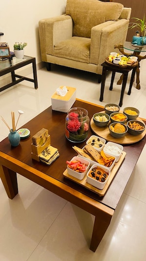 Furnished Amenities in 3 BHK Apartment at Chandak 34 Park Estate, Goregaon West – for Rent