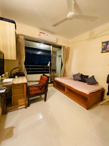 Living Room in 3 BHK Apartment at Chandak 34 Park Estate, Goregaon West – for Rent