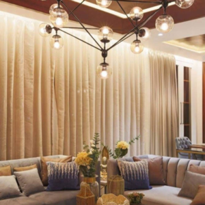 Living Room in 3 BHK Apartment at Raja Park – for Rent