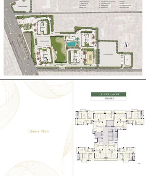 Floor Plan in 4 BHK Apartment at Emaar Urban Oasis, Sector 62 – for Sale