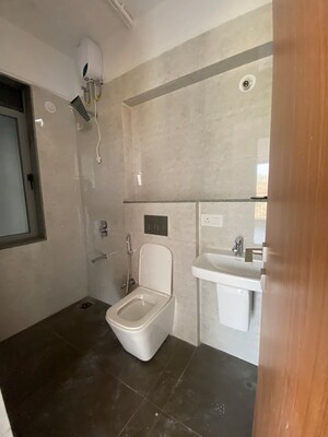 Attached Bathroom in 1 BHK Apartment at Dynamix Avanya, Dahisar East – for Rent