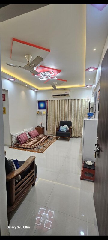 Living Room in 1 BHK Apartment at Dharti Pressidio, Kandivali West – for Rent