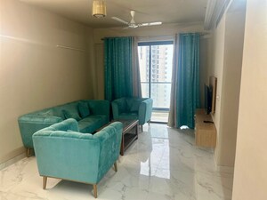 Living Room in 2 BHK Apartment at M3M Heights, Sector 65 – for Rent