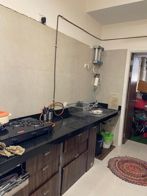 Kitchen in 2 BHK Apartment at LnT Crescent Bay T4, Parel – for Rent