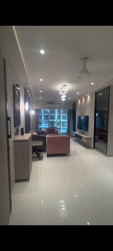 Living Room in 1 BHK Apartment at Gauri Excellency, Kandivali West – for Rent