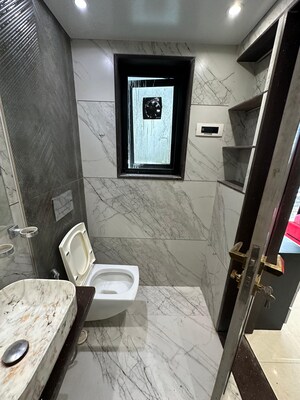 Attached Bathroom in 1 BHK Apartment at Sethia Sea View, Goregaon West – for Rent