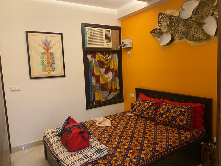 Bedroom, saket 3 Bedroom 1000 Sq.Ft. Builder Floor In Saket Delhi 9411707