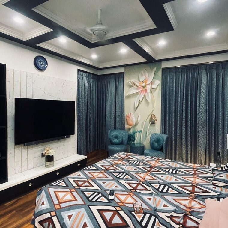 Bedroom, parsvnath-planet 4 Bedroom 2050 Sq.Ft. Apartment In Vibhuti Khand Lucknow 9411758