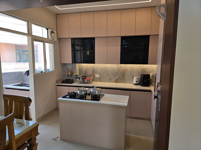 Kitchen, uninav-eden 3 Bedroom 2090 Sq.Ft. Apartment In Raj Nagar Extension Ghaziabad 9411762