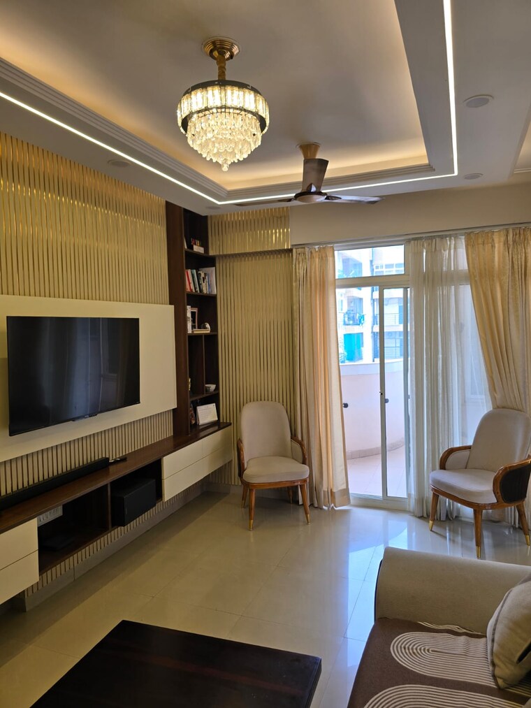 Living Room, uninav-eden 3 Bedroom 2090 Sq.Ft. Apartment In Raj Nagar Extension Ghaziabad 9411762