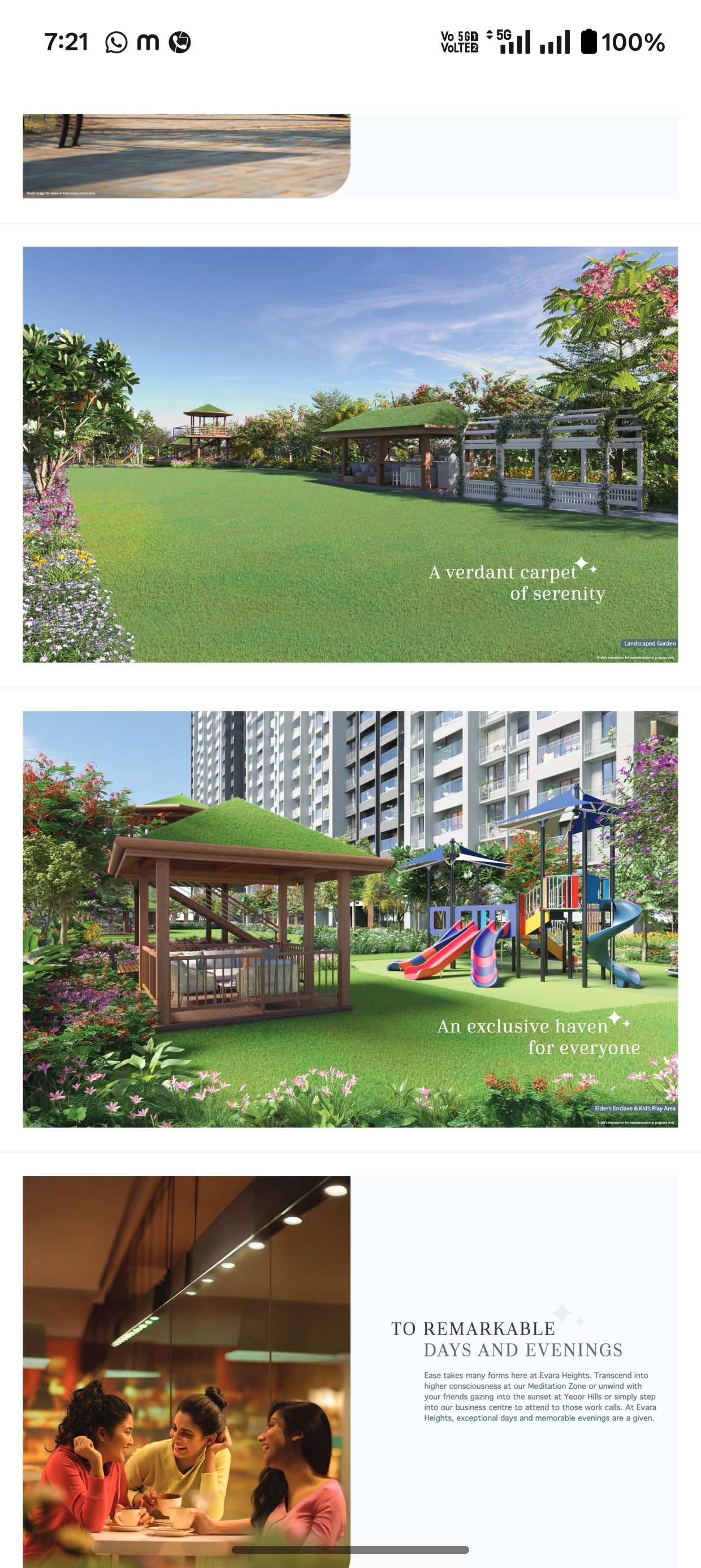 3 BHK Builder Floor For Sale in LnT Evara Heights