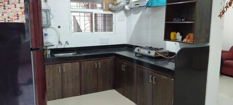 Kitchen, mount-n-glory 2 Bedroom 840 Sq.Ft. Apartment In Kharadi Pune 9411787