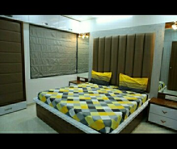 Bedroom in 2 BHK Apartment at Krishna Amorapolis, Dhanori – for Rent