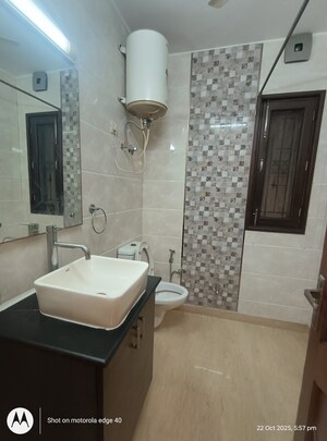 Kitchen in 3 BHK Builder Floor at Shivalik Colony – for Rent