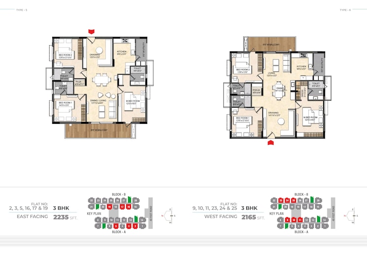 Floor Plan, om-sree-skypark 4 Bedroom 2600 Sq.Ft. Apartment In Kompally Hyderabad 9411909