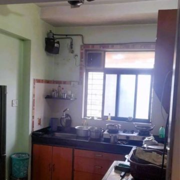 Kitchen in 1 BHK Apartment at Highland Park, Jai Shastri Nagar – for Rent