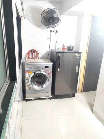 Bathroom in 1 BHK Apartment at Agarwal Krish Garden, Nalasopara West – for Rent