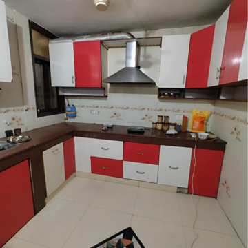 Kitchen in 3 BHK Builder Floor at Malviya Nagar – for Rent