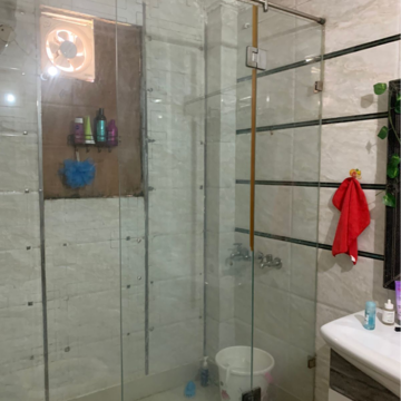 Bathroom in 3 BHK Builder Floor at Malviya Nagar – for Rent